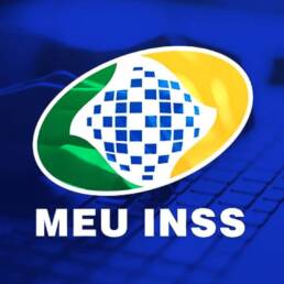 Imagem mostra mulher ao consultar benefício INSS